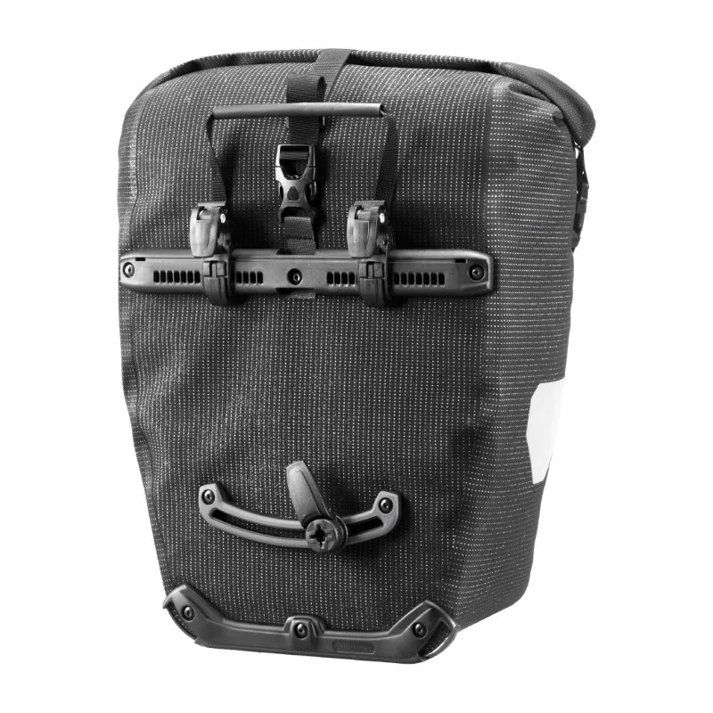 Ortlieb Back Roller High Visibility Single Pannier Bag in Black-1